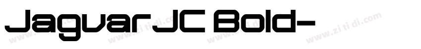 JaguarJC Bold字体转换